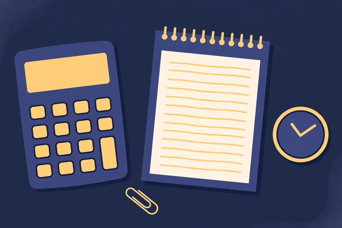 Small business owner calculating whether AI automation pays for itself